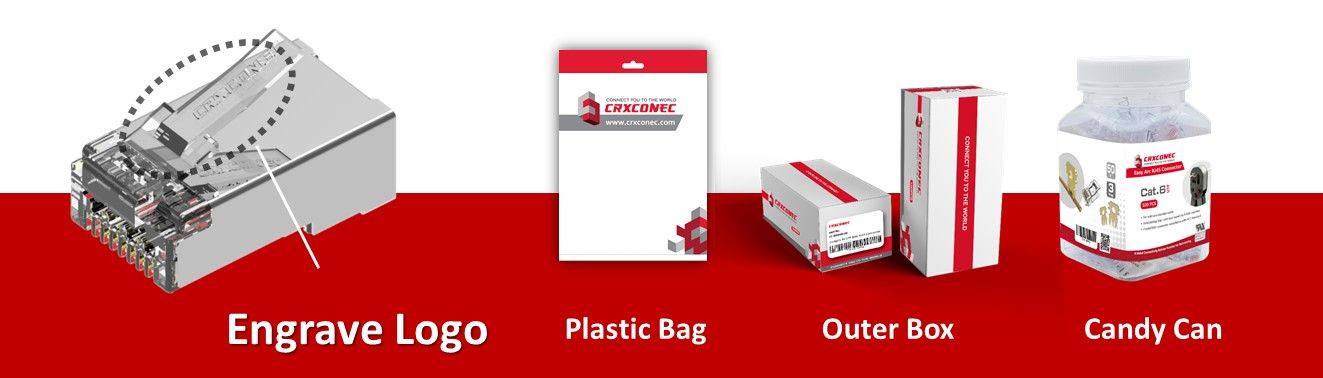 Eenvoudige RJ45-connector OEM-service